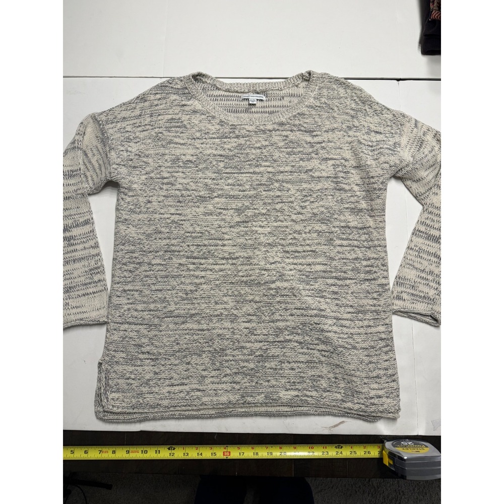 American Eagle Outfitters Womens XL Gry Marled Knit Crew Neck Sweater 5247540707